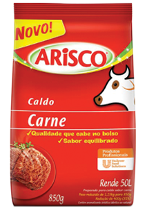Caldo de Carne Arisco 850 g - Caldos Arisco, os aliados da sua cozinha e do seu bolso.