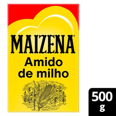 Amido de Milho Maizena 500g - Aqui está o produto que você já confia para preparar diferentes receitas.