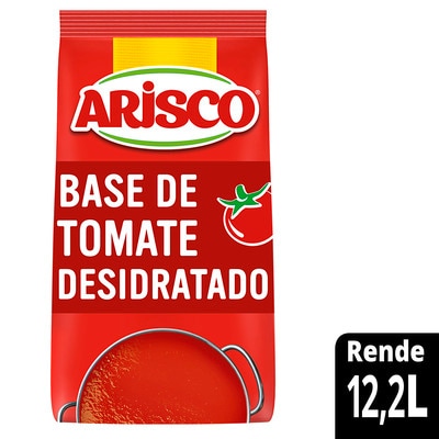 Base de Tomate Desidratado Arisco 1,1kg - Experimente a praticidade do Tomate Desidratado Arisco e deixe seus pratos ainda mais saborosos, de maneira rápida e descomplicada.