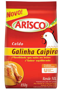 Caldo de Galinha Caipira Arisco 850 g - Caldos Arisco, os aliados da sua cozinha e do seu bolso.