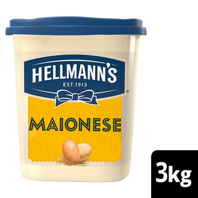 Maionese Hellmann's Balde 3 kg - Com Hellmann’s sua salada de batata fica com ótima aparência, firme e muito saborosa!