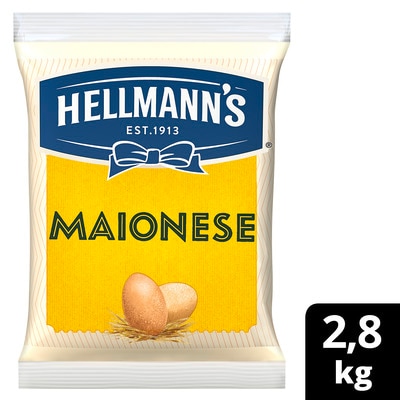 Maionese Hellmann's Saco 2,8 kg - Com Hellmann’s sua salada de batata fica com ótima aparência, firme e muito saborosa!