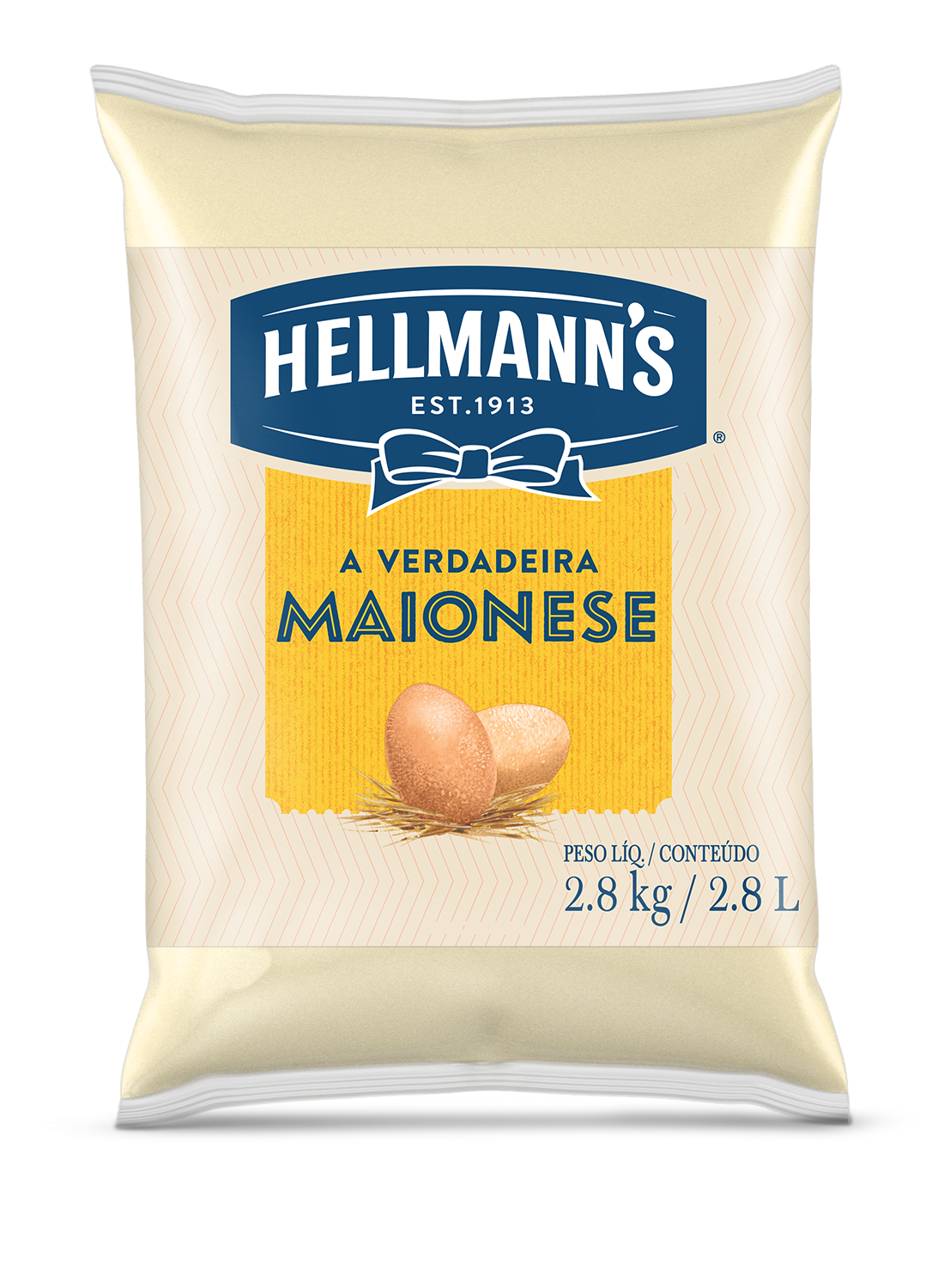 Maionese Hellmann’s Saco 2,8 kg: a nº 1 em outro tamanho