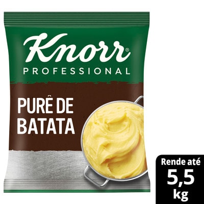 Purê de Batatas Knorr Professional 1,01 kg - Experimente utilizar para preparar nhoques, sopas, cremes, salgados, escondidinho e muito mais!