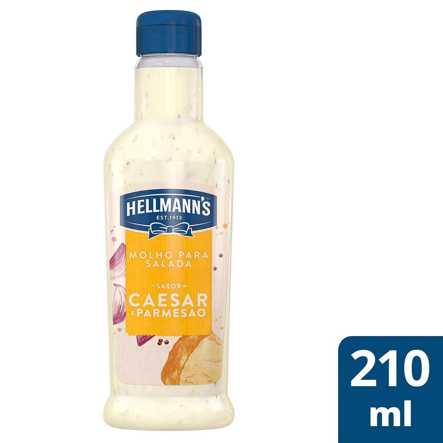 Molho para Salada Hellmann's Caesar e Parmesão 210 ml - 