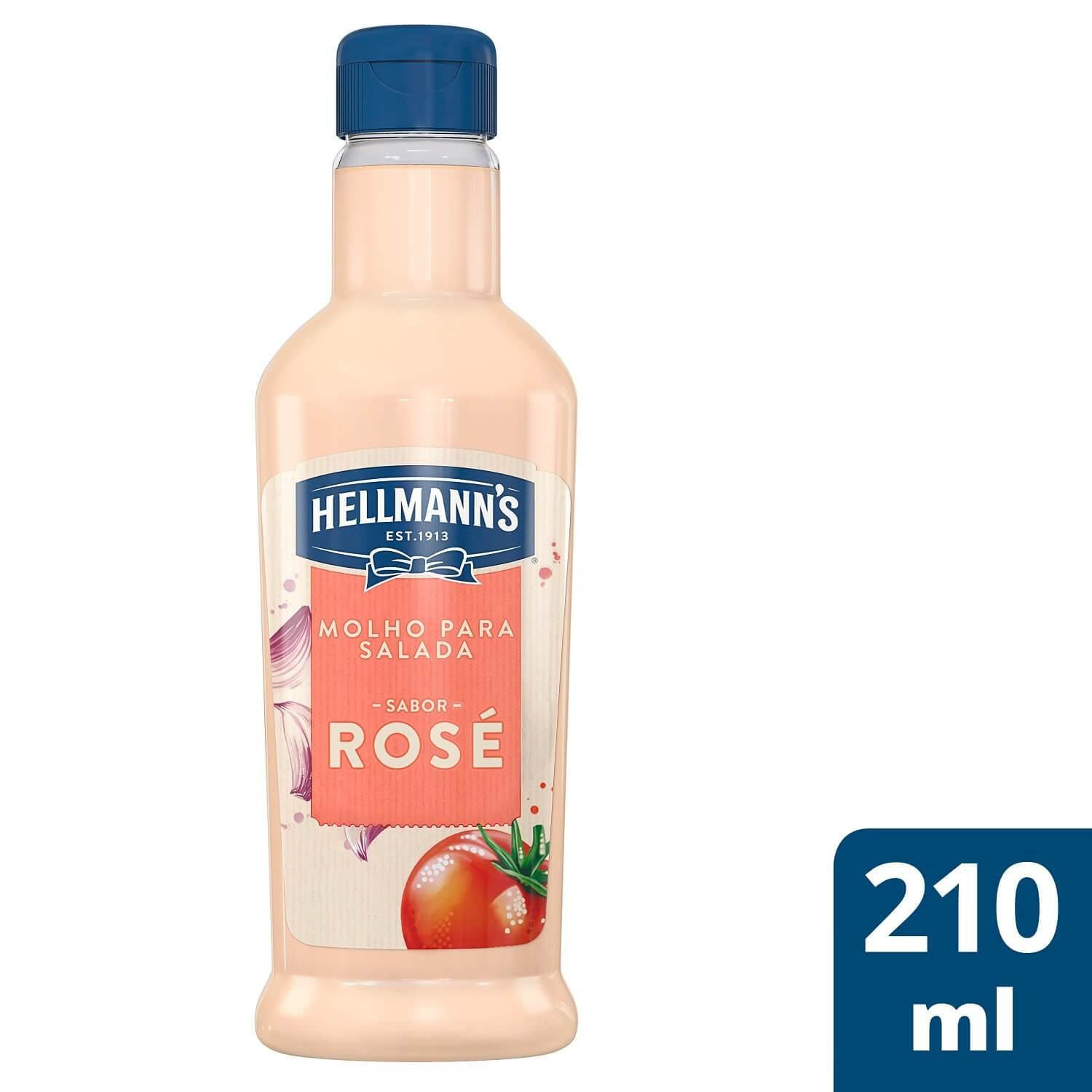 Molho para Salada Hellmann's Rosé 210 ml - 