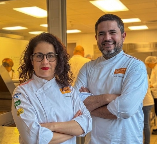 chefs Thaís Gimenez e Igor Mochizuki 