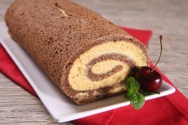 Rocambole de doce de leite Rocambole de doce de leite