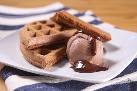 Sorvete de brownie Sorvete de brownie