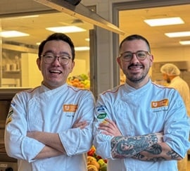 chefs Giovanni Aracri e Vitor Tsuru