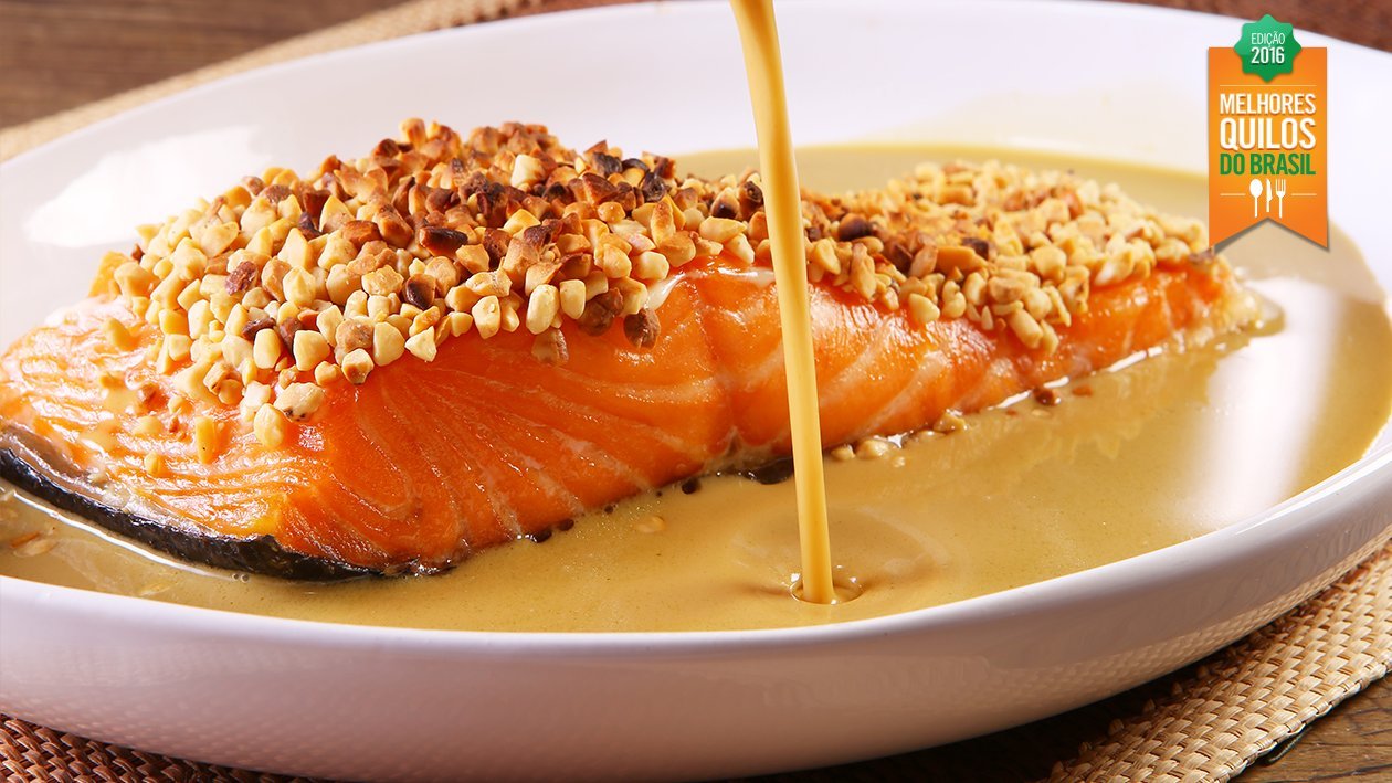 Salmão Crocante sob Molho Unilever Knorr