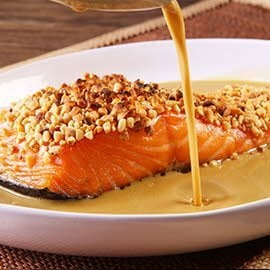 Salmão Crocante sob Molho Unilever Knorr Salmão Crocante sob Molho Unilever Knorr