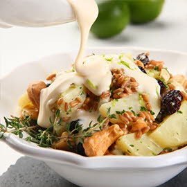 Salada de Batata, Grão de Trigo e Passas Salada de Batata, Grão de Trigo e Passas