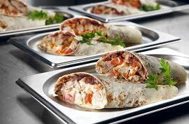 Burrito de Fajitas com Maionese de Jalapeño