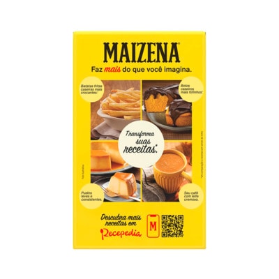 Amido de Milho Maizena 500g - Aqui está o produto que você já confia para preparar diferentes receitas.