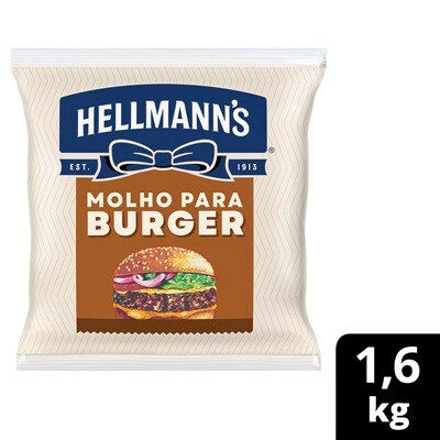 Hellmann’s Molho Profissional para Burger 6X1,6KG - Molho Hellmann’s para Burger é o segredo irresistível das grandes hamburguerias. Pronto para uso, entrega um resultado complexo de replicar na cozinha e que funciona em diversas preparações.