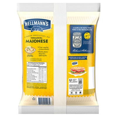 Maionese Hellmann's Saco 2,8 kg - Com Hellmann’s sua salada de batata fica com ótima aparência, firme e muito saborosa!