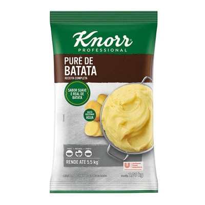 Purê de Batatas Knorr Professional 1,01 kg - Experimente utilizar para preparar nhoques, sopas, cremes, salgados, escondidinho e muito mais!