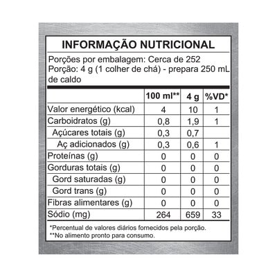 Caldo de Carne Knorr Professional 1,01kg - Os caldos Knorr garantem praticidade no seu dia a dia e dão mais sabor às suas receitas.