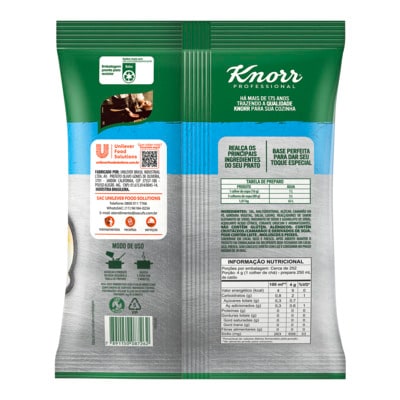Caldo Delícias do Mar Knorr Professional 1,01kg - Os caldos Knorr garantem praticidade no seu dia a dia e dão mais sabor às suas receitas.