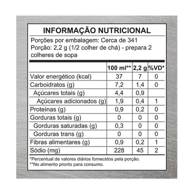 Base de Tomate Desidratado Knorr Professional 750g - Base de tomate desidratado fica pronto em 1 minuto, economizando tempo, gás e energia. Além disso, tem maior durabilidade e ocupa menos espaço em estoque em comparação ao molho feito com tomates.