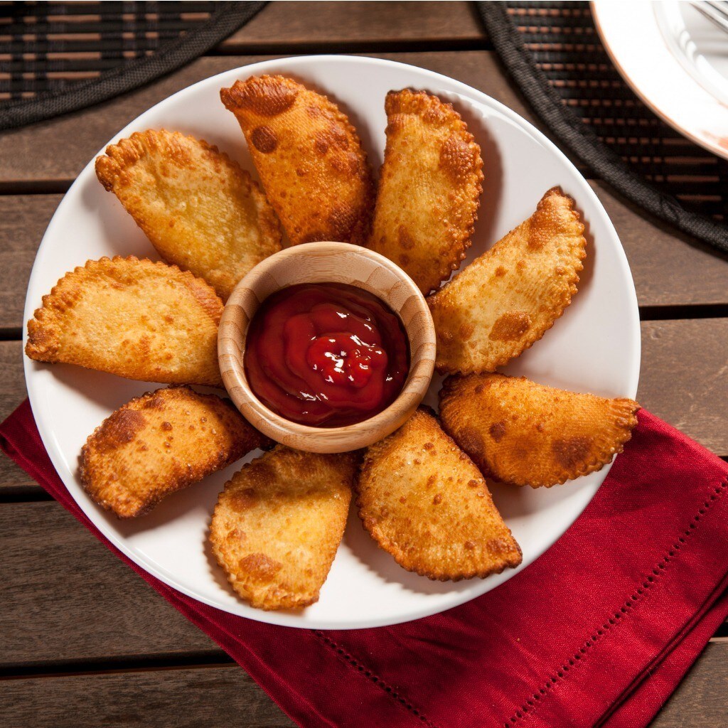 porção de pastéis porção de pastéis