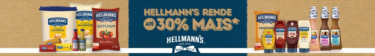 Produtos Hellmann's rendem mais