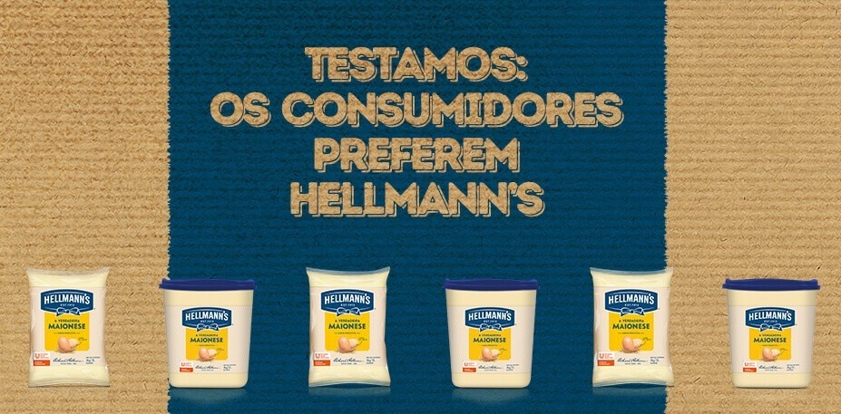 Os consumidores preferem Hellmann's