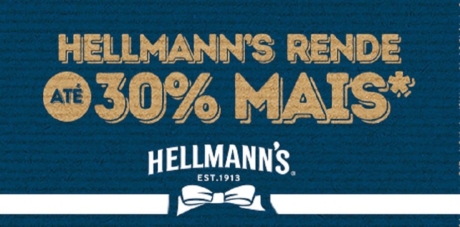 Quer descobrir por que Hellmann’s rende até 30 por cento a mais*?