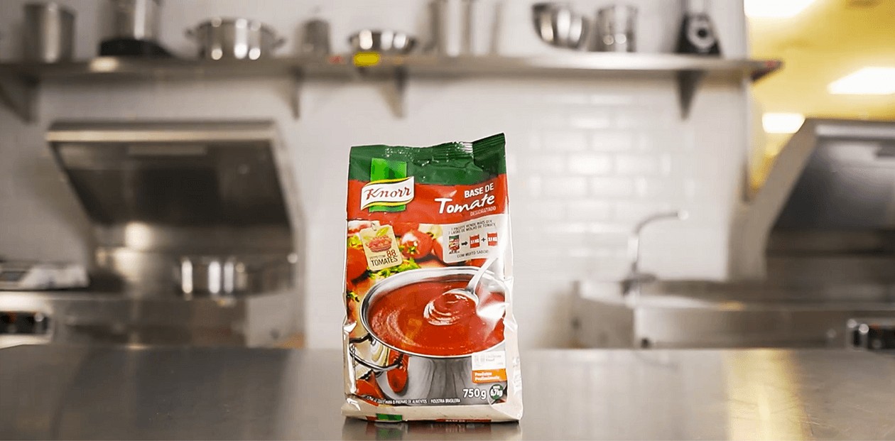 Base de Tomate Desidratado Knorr: molho pronto em 1 minuto