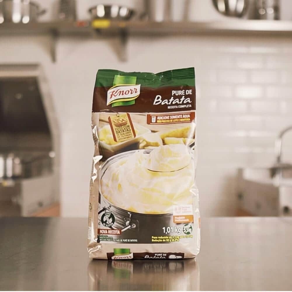 Purê de Batatas Knorr: sabor e consistência incrível 