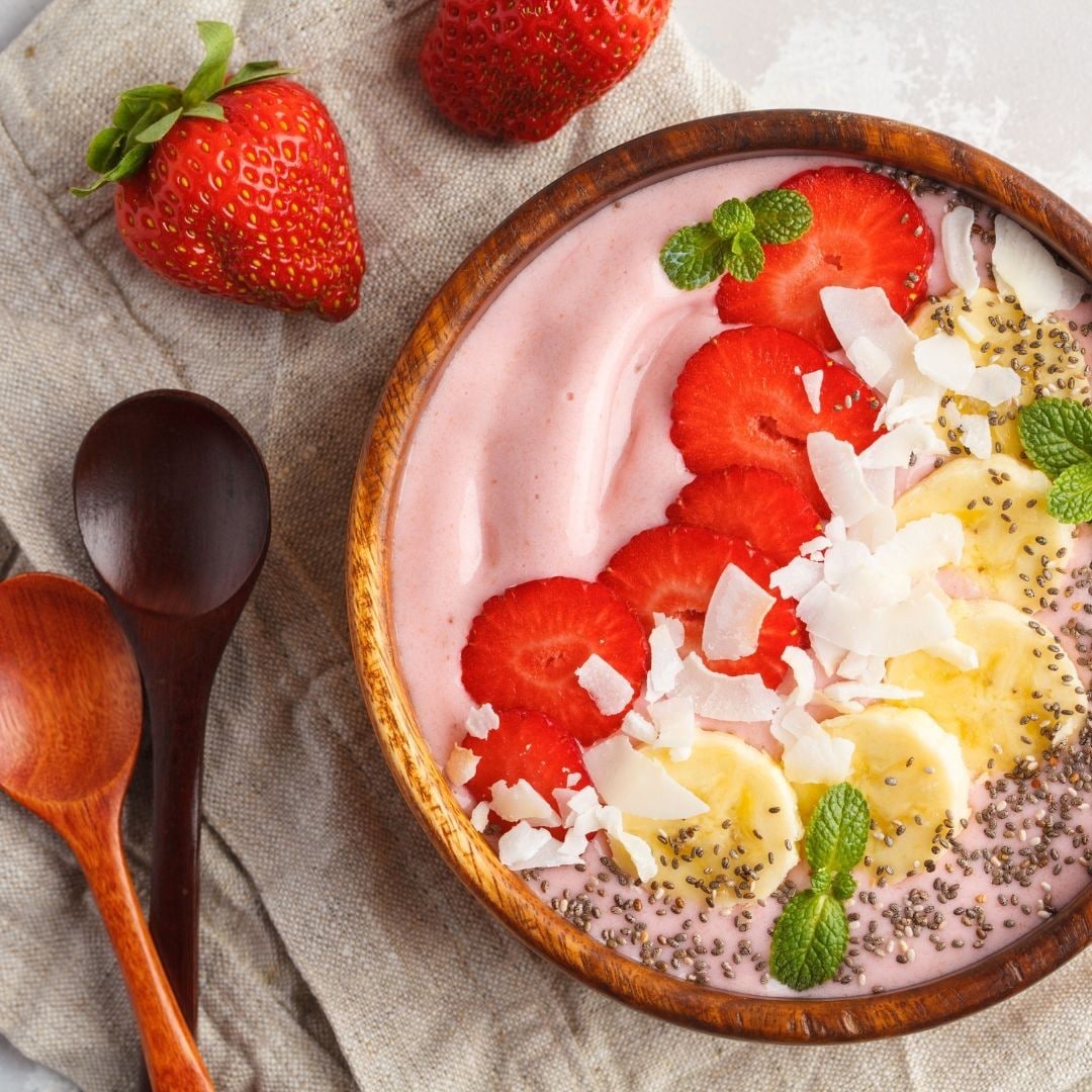 Bowl de açaí com frutas Bowl de açaí com frutas