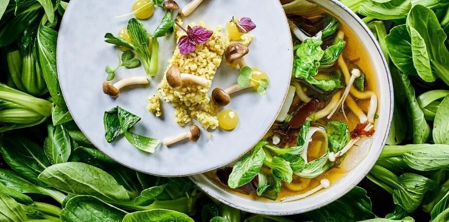 O que é um prato vegano?